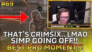 THAT'S CRIMSIX.. SIMP GOING OFF!! (Best PRO Moments PT69)