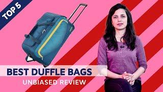 ✅ Top 5: Best Duffle Bags in India With Price 2020 | Travelling Bags Review