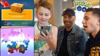 John Travolta CATCHES MY RESEARCH BREAKTHROUGH POKÉMON! Adventure with John and Ben in Pokémon GO!