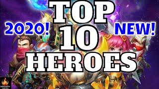 Castle Clash TOP 10 Best Heroes NEW FOR 2020!