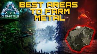 Ark Genesis | Best areas to farm Metal !