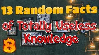 13 Random Facts of Totally Useless Knowledge - Volume 8 PBS