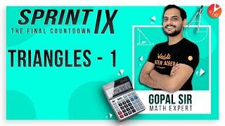 Triangles Sprint IX | CBSE Class 9 Maths Chapter 7 | NCERT Solutions | Vedantu Class 9 and 10