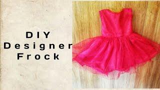 Designer Net Baby Frock Cutting | Kids Frock Cutting | Part 1 | 2020