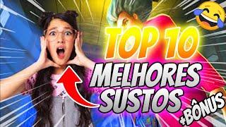 TOP 10 MELHORES SUSTOS LULUCA GAMES Em SCARY TEACHER BÔNUS