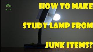 How to make table lamp from junk items step by step | Fun activity | Best out of waste | Corona time