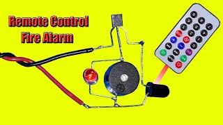 Top 2 electronic project remote control & fire alarm Using BC547 Transistor