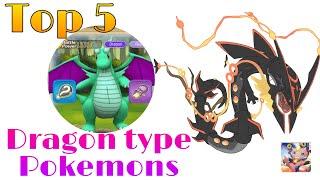 Top 5 strongest dragon type Pokemons in trainer canyon