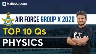 Airforce X Group 2020 | Top 10 Physics Questions for X Group Exam | Abhishek Sir