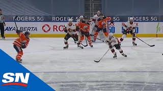 Tyson Barrie Scores First Goal For Oilers With Blast From The Point