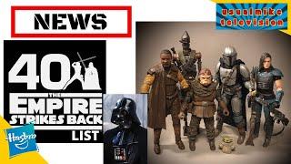 STAR WARS ACTION FIGURE NEWS 40TH ANNIVERSARY ESB LIST PLUS CUSTOM MANDALORIAN FIGURES