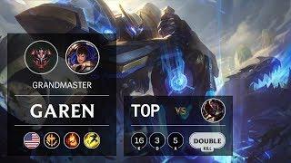 Garen Top vs Darius - NA Grandmaster Patch 10.2