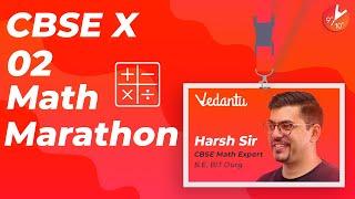 CBSE Class 10 Full Maths Crash Course Part 2 | Maths Marathon Revision Score 100% | Vedantu