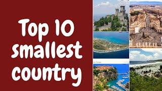 Top 10 smallest country || Duniyake 10 sabse chhote Desh || 10 smallest country in world