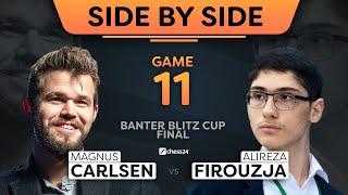 Game 11 - “He has completely unsolvable problems there” - Carlsen vs Firouzja | SIDE BY SIDE