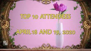 TOP 10 ATTENDEES  [ RT AVID FAN GROUP ]