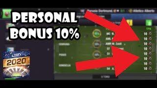 Top Eleven 2020 10% Team Play Bonus 10% Personal Bonus 10% Player Bonus - How to get 10% Bonus