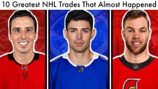 10 GREATEST NHL Trades That ALMOST Happened! (Hockey Trade Rankings & Habs/Lightning/Sens Talk 2020)