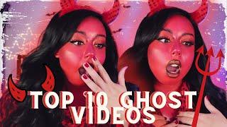 SPOOKY MONTH | Reacting to Top 10 SCARY GHOSTS Caught on Camera | Nuke's Top 5 Reaction | Hannah Fay