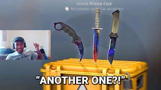 He unboxed 3 KNIVES in ?? MINUTES...