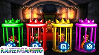 Mario Party The Top 100 Minigames Luigi vs Mario vs Peach vs Daisy