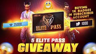 5 Elite Pass Giveaway To My Subscribers