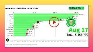 U.S. Coronavirus Map | Corona Virus Cases August 18th, 2020