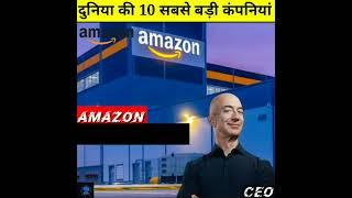 Top10 biggest company in the world nida facts hindi#shorts #shorts