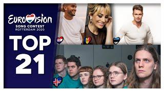 Eurovision 2020 - My Top 21 (so far) + 