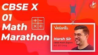 CBSE Class 10 Full Maths Crash Course Part 1 | Maths Marathon Revision Score 100% | Vedantu