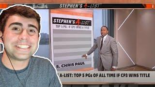 REACTING TO STEPHEN A. SMITH'S TOP 5 POINTS GUARDS OF ALL TIME!