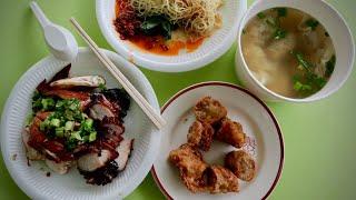 An authentic Hong Kong NOODLE shop in a Singapore hawker centre!