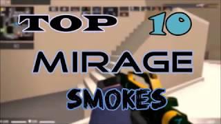 Top 10 Smokes/Nades on MIRAGE ★ Counter Blox