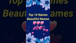 Top 10 Beautyful Names  | Choose one number | Top 10 #shorts