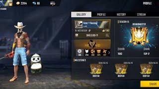 FREE FIRE LIVE- GLOBAL PUSH ROAD TO TOP 10 /RANK MATCH/ GLOBAL TOP 21 PLAYER GAMEPLAY