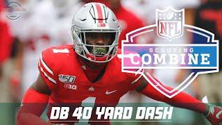 DB 40 Yard Dash | NFL Combine 2020