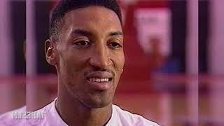 Scottie Pippen on MVP Consideration and Relationship with Michael Jordan  (1996.02.04)