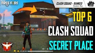 Clash Squad Rank Secret Place Free Fire || Top 6 Secret Place In Clash Squad - GARENA FREE FIRE