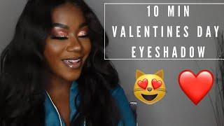 10 Minute Eye Makeup Tutorial | Valentines Day Glam