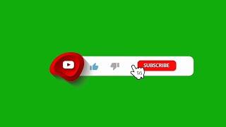 Top 3 || Green screen Animated subscribe button || End screen