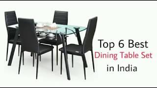 Top 6 Best Dinner Table in India with Price | Best Dining Table Set 2020