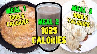 1000 CALORIE MEAL IDEAS For Skinny Guys (GAIN WEIGHT FAST)