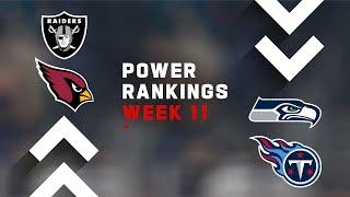 Week 11 NFL Power Rankings Show: Seahawks & Titans Exit Top 10