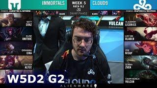 Immortals vs Cloud 9 | Week 5 Day 2 S10 LCS Spring 2020 | IMT vs C9 W5D2