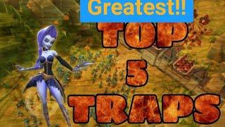 Greatest top 5 traps of the week ever! Lords mobile community vid.