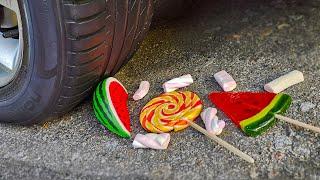 TOP 10 Crushing Crunchy & Soft Things by Car!