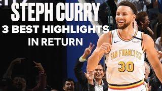 Stephen Curry Has Behind-The-Back Dime, Wild Buzzer-Beater and 4-Point Play In Warriors Return