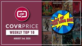 CovrPrice Top 10 Hot Comic Books Sold week ending August 2nd