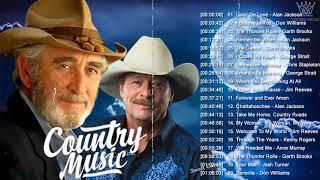 Alan Jackson, Don Williams, Garth Brooks, Jim Reeves, Kenny Rogers - Top Country Songs Of All Time