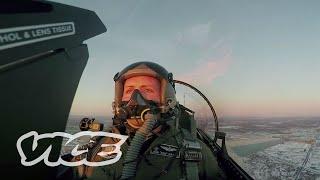 Riding Shotgun in a F-16 Super Bowl Flyover